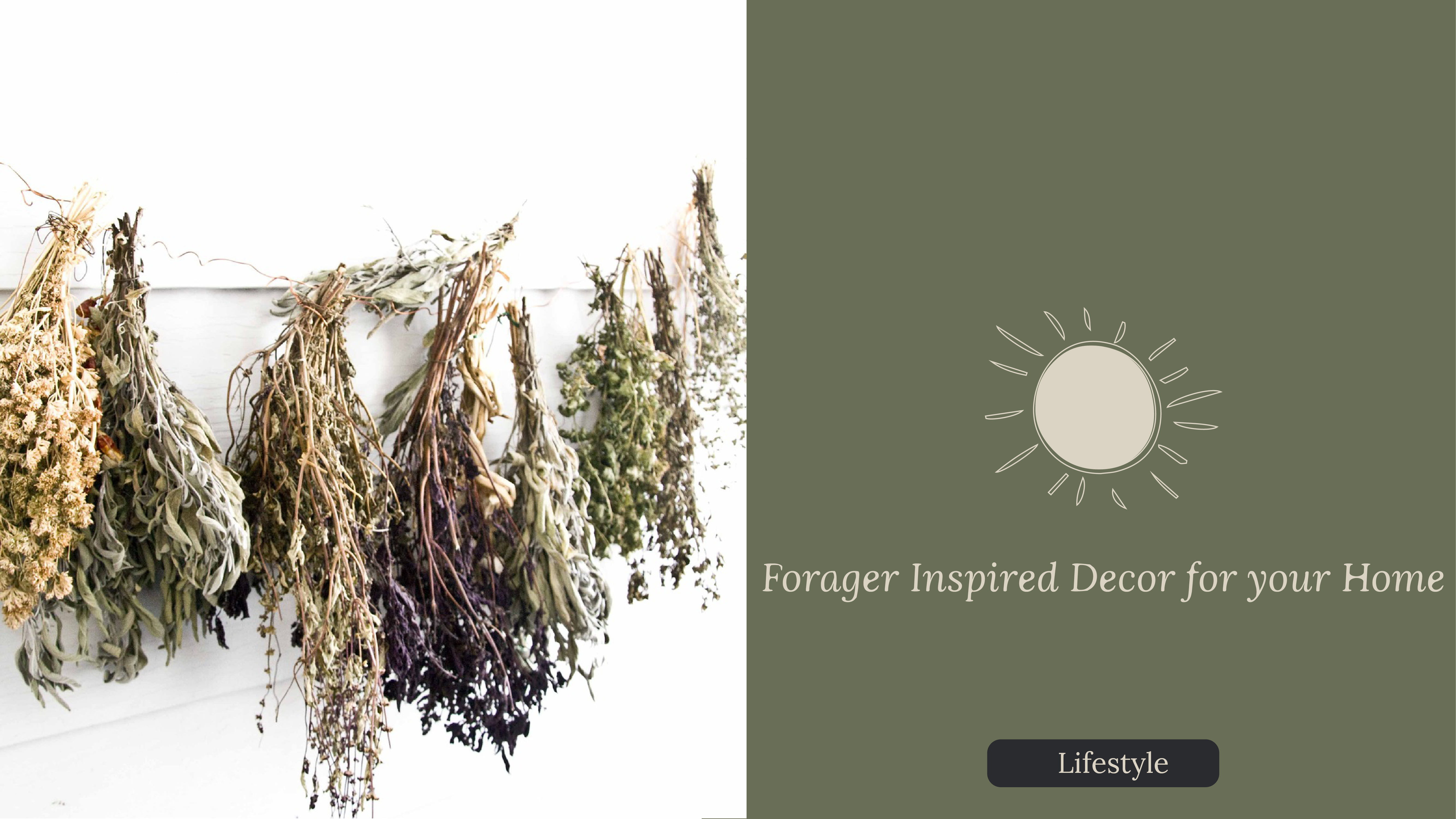 Forager Inspired Decor for your Home