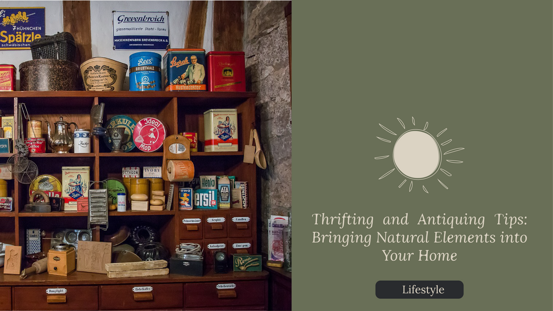 Thrifting and Antiquing Tips: Bringing Natural Elements into Your Home